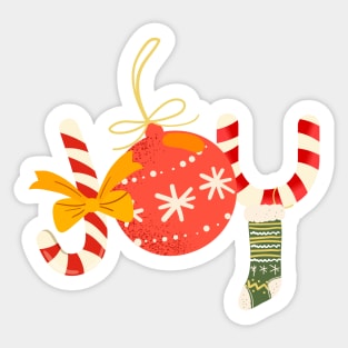 Christmas Joy Dwarf Stocking | Merry Christmas 2022 Sticker